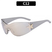 (C // Gradual change Mercury )occdental styleY sunglass  Sunglasses