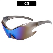 (C  blue  Mercury )occdental styleY sunglass Colorful fashon Sunglasses