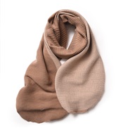 ( khaki)Double surface color imitate sheep velvet scarf scarf woman all-Purpose elegant shawl