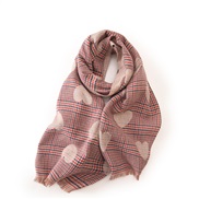 (70cm*190cm)scarf woman high love print medium long style warm Autumn and Winter scarf Winter fashion scarf woman