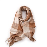 ( brown) scarf woman Winter all-Purpose high medium long imitate sheep velvet warm thick shawl