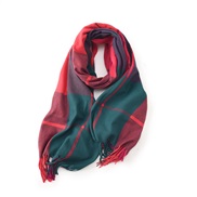 ( rose Red)more color imitate sheep velvet scarf woman all-Purpose medium long style thick warm shawl Collar two