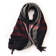 (67cm*178cm)( Oxblood red) color grid scarf women Winter all-Purpose high warm lovers shawl Collar