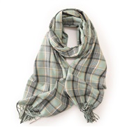 (70cm*180cm)( tea )autumn Winter imitate sheep velvet pattern scarf man woman Korean style warm tassel scarf shawl Coll