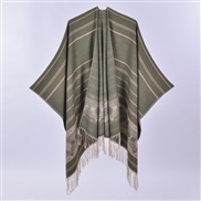 (130x150cm)(rhombus  green) scarf shawl brief fashion slit imitate sheep velvet four two woman tassel knitting wind