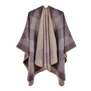 (130x150cm)( Lilac colour) Autumn and Winter woman shawl imitate sheep velvet fashion geometry square slit warm wind