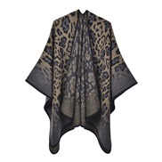 ( leopard print Navy blue)occidental style classic leopard big shawl Autumn and Winter woman thick warm print shawl sca