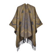 (130x150cm)( yellow)Bohemia big shawl occidental style fashion thick imitate sheep velvet two scarf