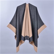 ( frame  black )lady spring scarf shawl fashion all-Purpose pure color four imitate sheep velvet slit