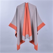 (130*150CM)( frame  gray )lady spring scarf shawl fashion all-Purpose pure color four imitate sheep velvet slit
