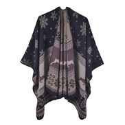 (130*150CM)( black  purple )spring autumn lady imitate sheep velvet slit scarf shawl occidental style fashion thick war