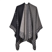( stripe Black grey )women scarf Autumn and Winter Stripe samll rhombus sweet Korea Sunscreen woman style warm shawl