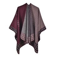 (130*150CM)( stripe Red wine)women scarf Autumn and Winter Stripe samll rhombus sweet Korea Sunscreen woman style warm 