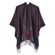 (130*150CM)( leopard print Red wine)lady Winter scarf shawl occidental style fashion leopard tassel head imitate sheep 