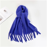 (40*210cm)(HM   sapphire blue )pure color mohair scarf woman Winter all-Purpose high color Collar occidental style mult