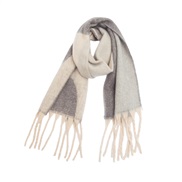 (185x40+15cm)( gray)thick shawl occidental style autumn Winter circle circle Jacquard geometry scarf