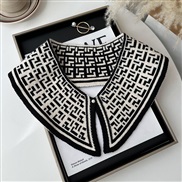 (black and white)black knitting false collar Autumn and Winter ornament doll collar Collar shirt scarf