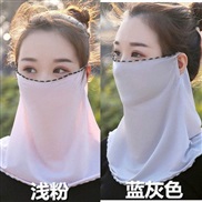 ( black  light pink + gray**)surface Sunscreen Mask summer shawl woman draughty