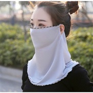 ( black  gray**)surface Sunscreen Mask summer shawl woman draughty