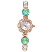 ( green)crystal watch...
