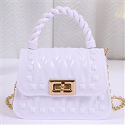( white)ladies handbag samll bag messenger PV Mini samll bag portable  elly bag
