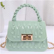 ( green)ladies handbag samll bag messenger PV Mini samll bag portable  elly bag