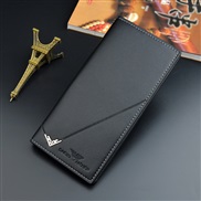 ( black)man coin bag man long style Wallets vertical style thin leather more high capacity fashion Suit bag