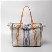 high capacity canvas bag lady Shoulder bag sandbeach  bag tassel embroidery samll woman bag