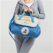 (sky blue  small size  )cartoon set bag high capacity bag portable bag