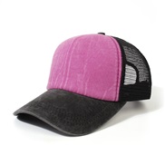 (  black + rose Red) baseball cap  spring summer Cowboy outdoor sports Shade sunscreen draughty cap