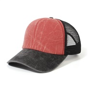 (  black + red ) baseball cap  spring summer Cowboy outdoor sports Shade sunscreen draughty cap