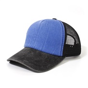 (  black + sapphire blue ) baseball cap  spring summer Cowboy outdoor sports Shade sunscreen draughty cap