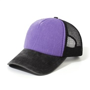 (  black +purple) baseball cap  spring summer Cowboy outdoor sports Shade sunscreen draughty cap