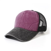 (  black + Burgundy) baseball cap  spring summer Cowboy outdoor sports Shade sunscreen draughty cap