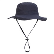 (M56-58cm)(  Navy blue)Outdoor hat Bucket hat man spring summer man woman sun hat draughty Waterproof