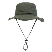 (L58-61cm)(  Army green)Outdoor hat Bucket hat man spring summer man woman sun hat draughty Waterproof