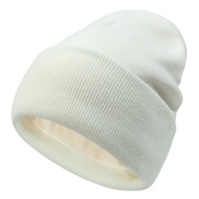 (  white)occidental style lady knitting Autumn and Winter velvet warm woolen pure color leisure hedging hat