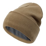 (  khaki)occidental style lady knitting Autumn and Winter velvet warm woolen pure color leisure hedging hat
