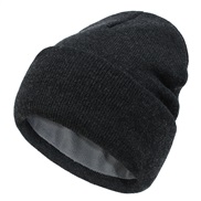 (  black  gray)occidental style lady knitting Autumn and Winter velvet warm woolen pure color leisure hedging hat