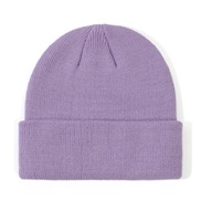 (S0-2 years old)(  Lilac colour)child hat  Autumn and Winter occidental style woolen knitting hedging man woman Baby hat