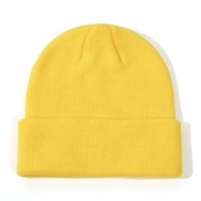 (S0-2 years old)(  yellow)child hat  Autumn and Winter occidental style woolen knitting hedging man woman Baby hat