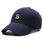 ( Adjustable)( Navy blue)original hat spring autumn Seiko embroidery Shade baseball cap man Korean style samll leisure 