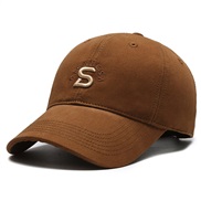 ( Adjustable)( Brown)original hat spring autumn Seiko embroidery Shade baseball cap man Korean style samll leisure cap