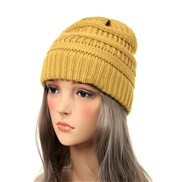 ( yellow) occidental style Autumn and Winter woolen occidental style lady warm knitting brief pure color