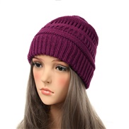 ( purple  red) occidental style Autumn and Winter woolen occidental style lady warm knitting brief pure color