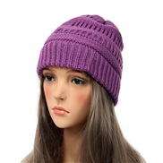 ( purple ) occidental style Autumn and Winter woolen occidental style lady warm knitting brief pure color