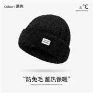 ( one size)(DMZ; black)Winter warm Bucket hat woman thick big head samll velvet hatD