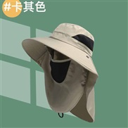 ( Adjustable)( khaki) sunscreen hat man summer sunscreen surface Bucket hat sun hat Outdoor Bucket hat sun hat