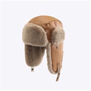 (M5558cm)( camel)cortex man woman Autumn and Winter thick warm Outdoor velvet hat