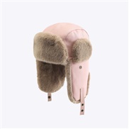 (M5558cm)( Pink)cortex man woman Autumn and Winter thick warm Outdoor velvet hat
